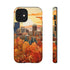 An Urban Autumn Overlook - Impact Resistant Phone Case iPhone 12 Mini Matte